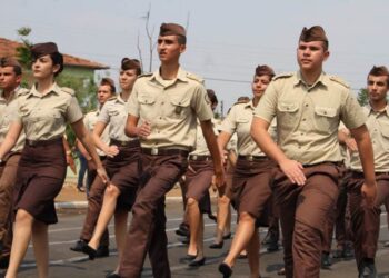 Alunos de Colégio Militar | Foto: Divulgação
