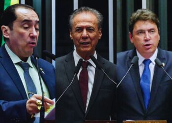 Kajuru, Pedro Chaves e Wilder | Foto: Reprodução