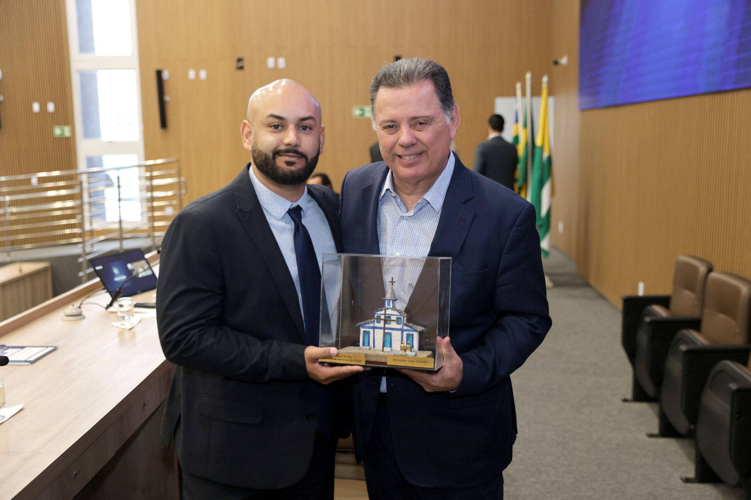Vereador Lipe Gomes com Marconi Perillo