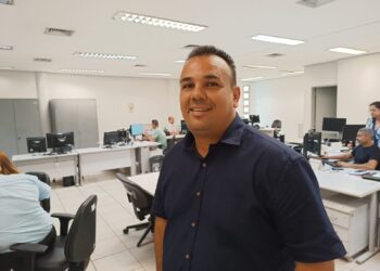 Diogo Tufão durante a audiência de retotalização dos votos  | Foto: Rodrigo Augusto / Folha Z